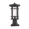 Z-Lite Jordan 1 Light Outdoor Pier Mounted Fixture, Oil Rubbed Bronze And Clear Seedy 570PHM-533PM-ORB - alternate 5